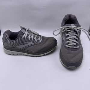 Brooks Addiction Walker Shoes Womens Size 9 D Wide Gray Sneakers 1203081D094